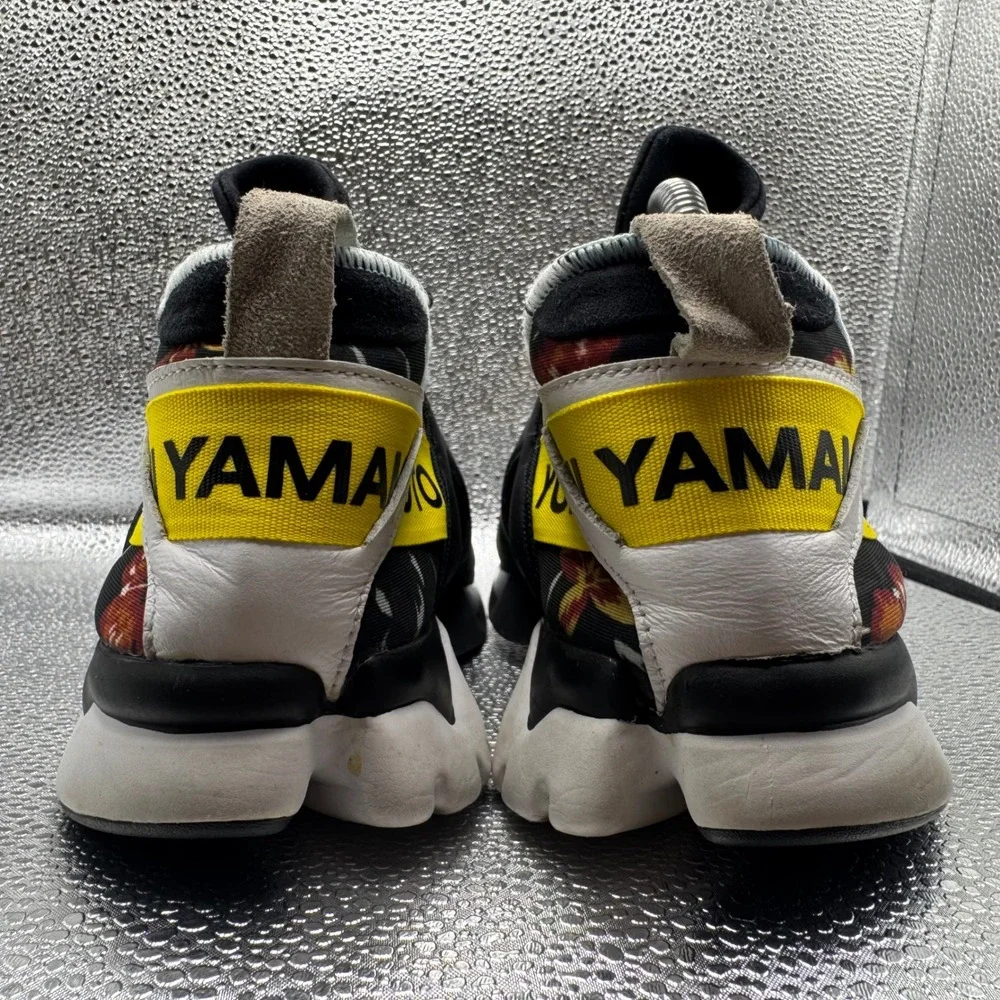 Size M Adidas Y-3 Kohna Mens Black Floral Excellent Yohji Yamamoto B26258